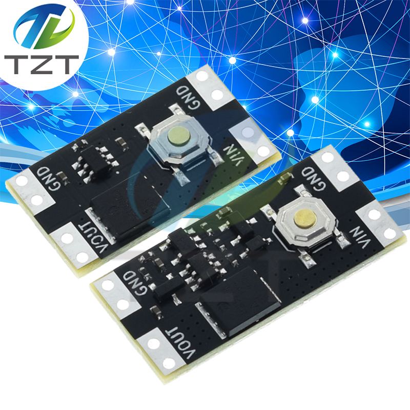 Single Bond Button Bistable Micro One Key Switch Module 3.5-5.4V 4.5-26V 300nA 1.3uA Load 10A Low Power