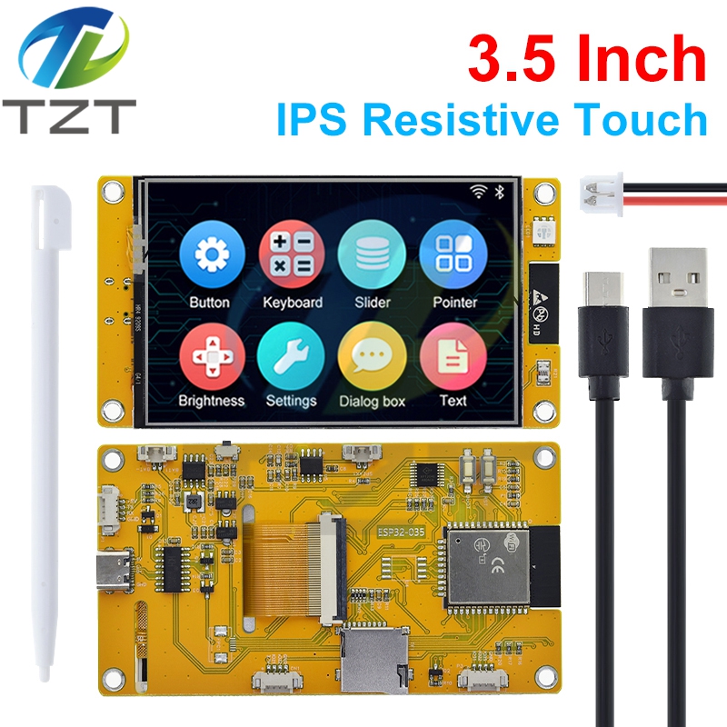 3.5 inch LCD TFT Module ESP32 LVGL WIFI&Bluetooth Display Module 240*320 Smart Display screen with touch WROOM development Board