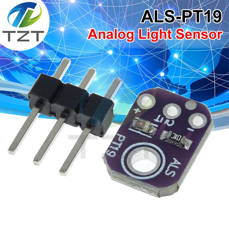 ALS-PT19 Analog Light Sensor Module High Dynamic Range Light Sensors Breakout Board For Arduino 2.5V-5.5V Light UV Sensor Module