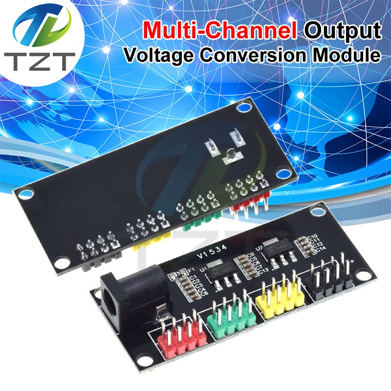 DC-DC 12V to 3.3V 5V 12V Multi-channel Output Voltage Conversion Module Power Module
