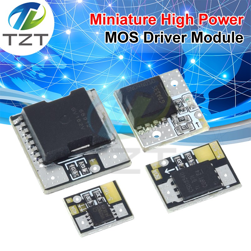 Mini High Power MOS Trigger Switch Driver Module Field Effect Tube PWM Regulation Electronic Switch Control Panel
