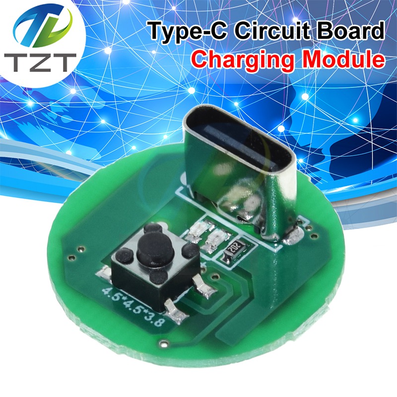 Strong Flashlight Driver Board 5W 10W Flashlight Driver Board Three-speed Control Type-c Charging and Discharging Module