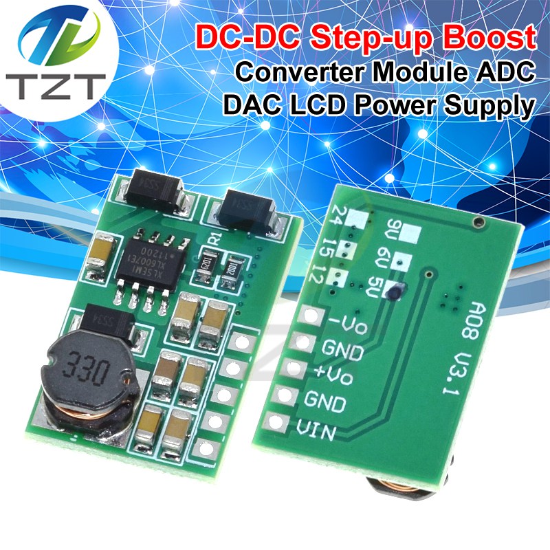 TZT DD1718PA +- 5V 6V 9V 12V 15V 24V Positive & Negative Dual Output Power Supply DC DC Step-up Boost Converter Module