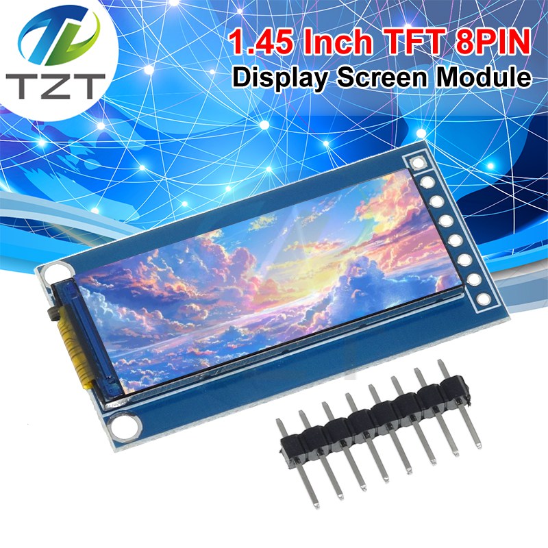 1.45 Inch TFT LCD Screen Display Module GC9107 Small Screen 60*160 Module LCD Full View SPI Color Screen For Arduino