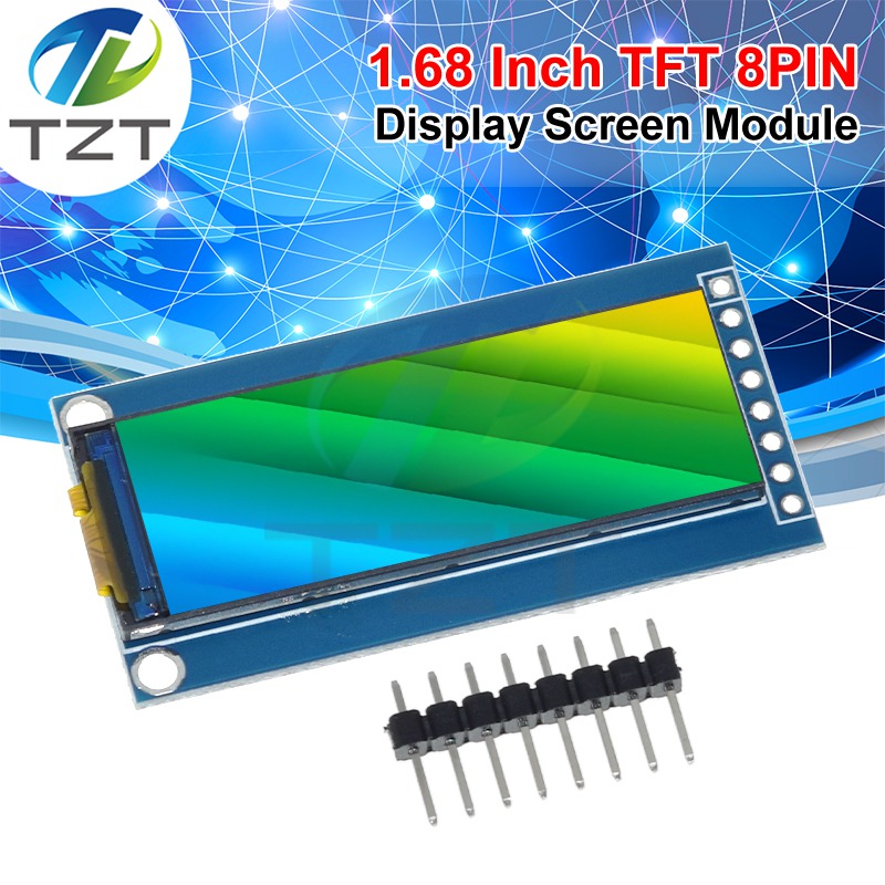 1.68 Inch TFT Display Module NV3007 Long Strip LCD Screen 142*148 Module LCD Full View SPI Color Screen For Arduino