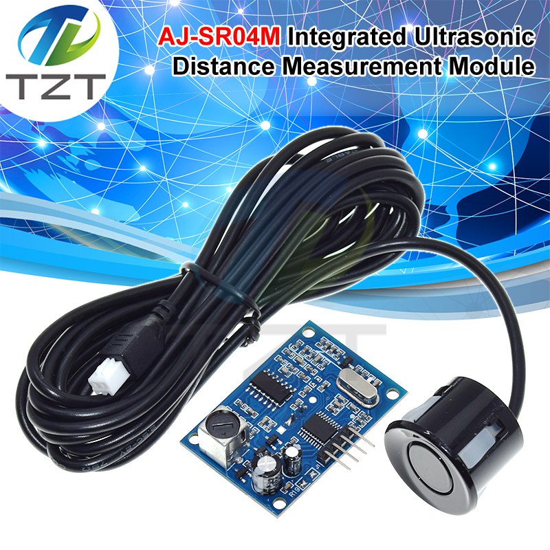 TZT Waterproof Ultrasonic Module JSN-SR04T / AJ-SR04M Water Proof Integrated Distance Measuring Transducer Sensor for Arduino