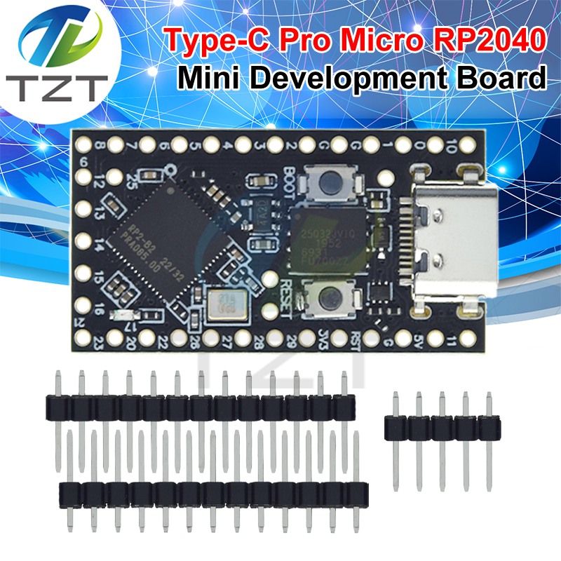 RP2040 Pro Micro Development Board 4MB Dual-Core Supports Mciro Python Compatible For Raspberry PI PICO
