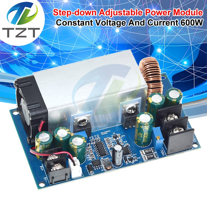 DC12-75V 600W 25A DC-DC Buck Constant Voltage Constant Current Converter Buck Regulator Adjustable Power Module