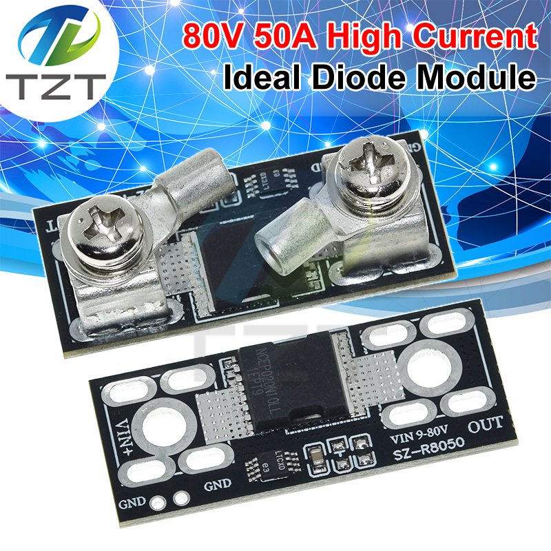 80V 50A High Current Ideal Diode Module Solar Controller Anti-reverse Charging Anti-Reverse Current Protection