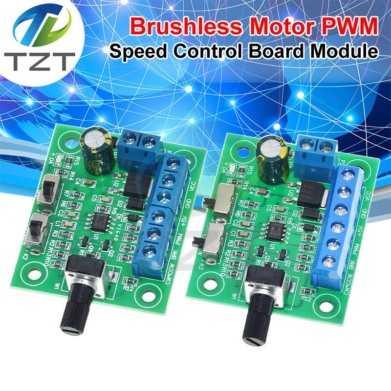 DC8-24V Brushless DC Motor Speed Controller Driver PWM Speed Control Board Pinpoint Regulator Forward And Backward Control 18KHz
