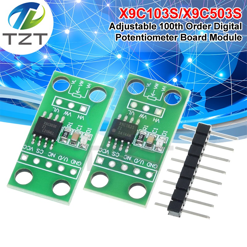 TZT NEW X9C103S X9C503S Digital Potentiometer Module for Arduino