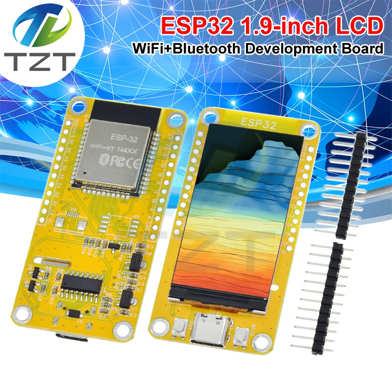ESP32 HMI 8M PSRAM 16M Flash Arduino LVGL WIFI&Bluetooth CH340 1.9 