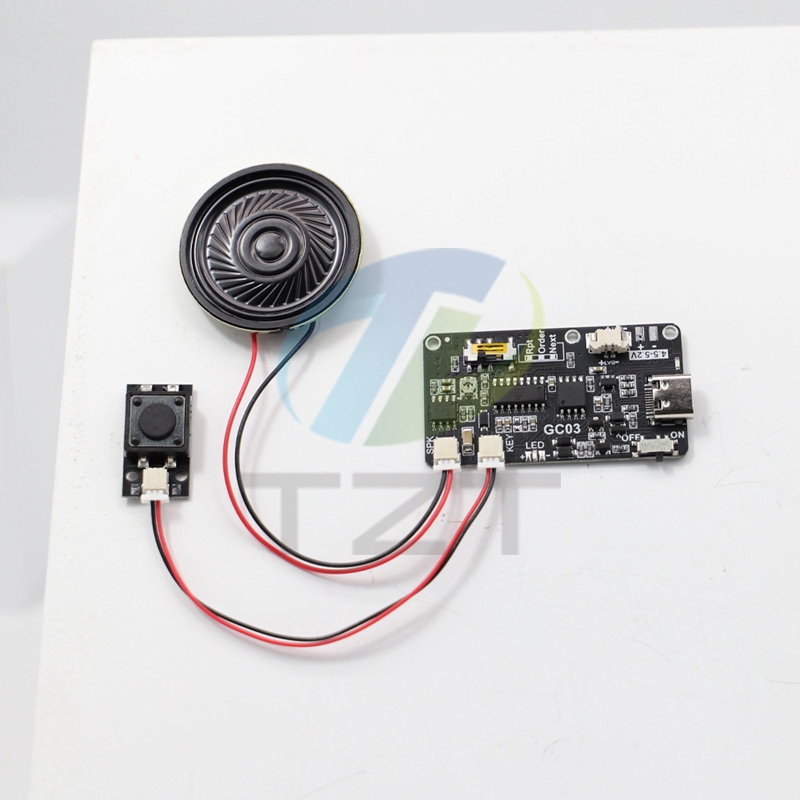GC03 Recording greeting card movement DIY Creative Gift box Christmas birthday card Music cover wall MP3 Download voice module