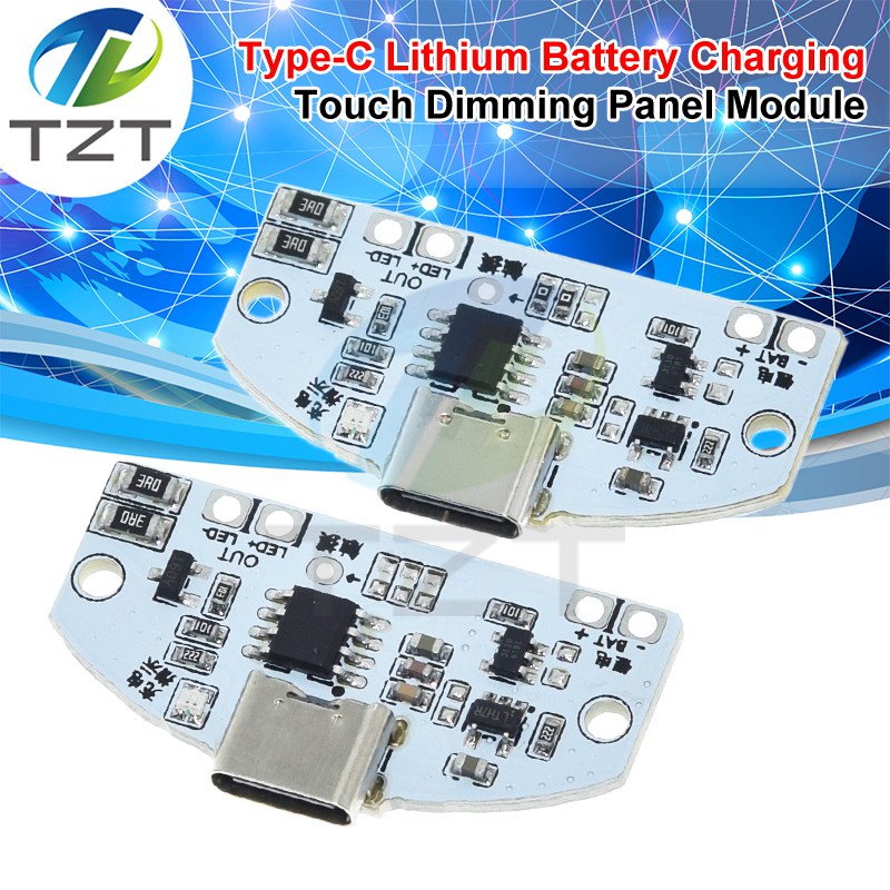 Type-C Table Lamp Circuit Board USB Charging Three Gear Stepless Dimming Led Touch Small Night Lamp Control Module