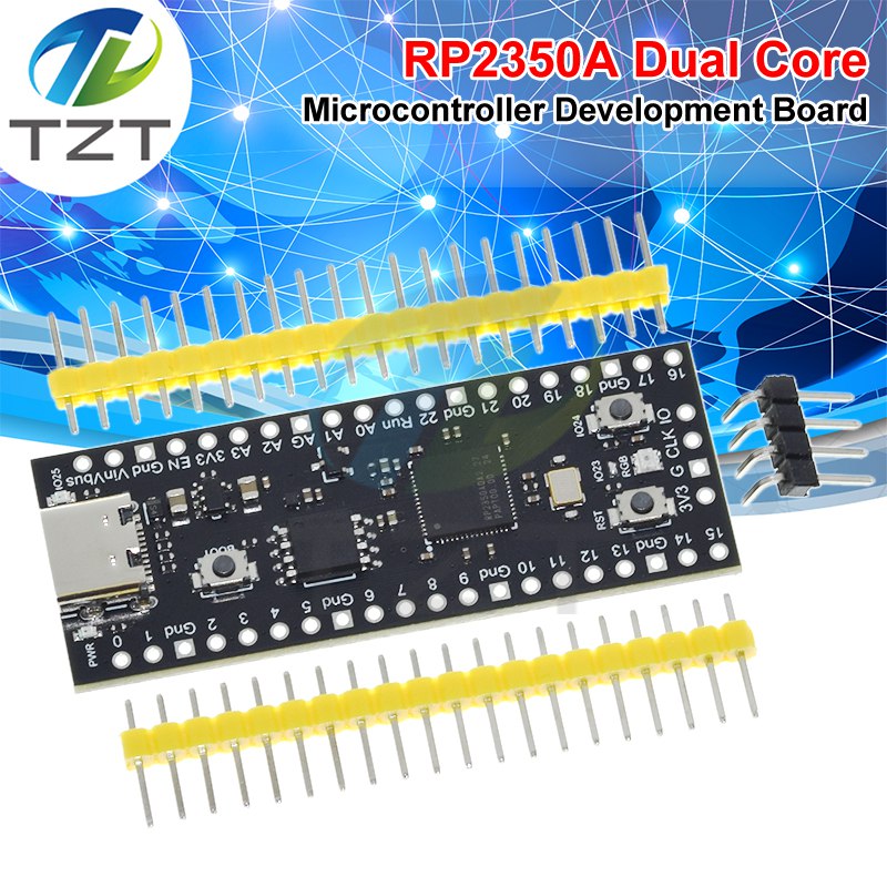 Raspberry Pi Zero Pico2 Development Board RP2350 16MB Microcontroller RP2040 Raspberrypi C Type-c Connector Power Supply