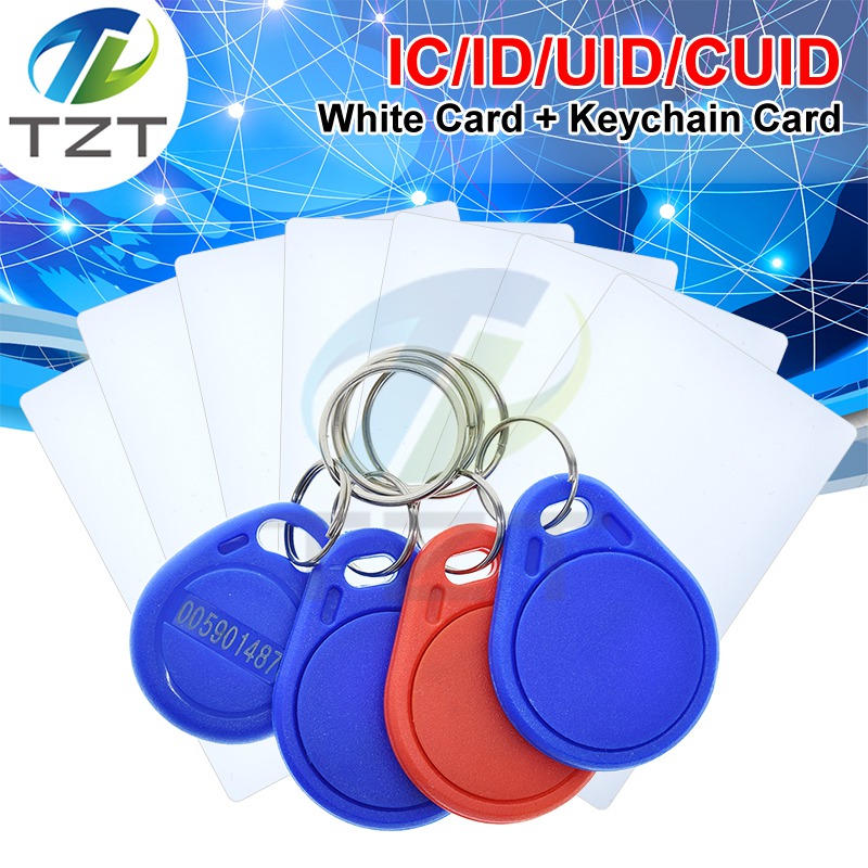 Rewritable RFID 13.56MHz CUID UID IC / 125KHZ ID Blank Card Clone Token Tag Key / White Card Copyable Changeable Smart IC Card