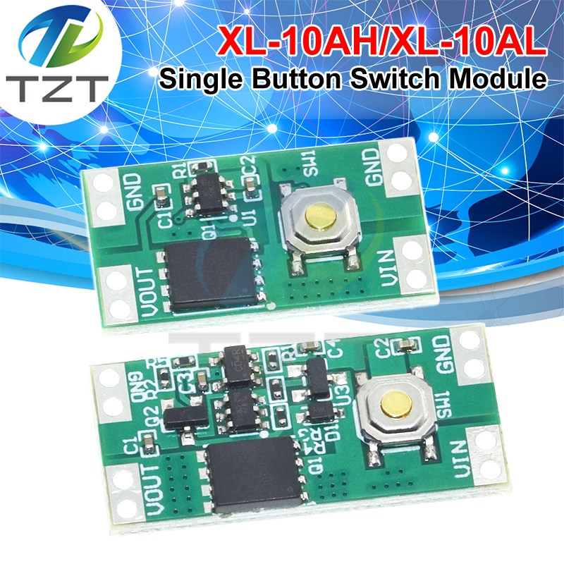 Single Bond Button Bistable Micro One Key Switch Module 3.5-5.4V 4.5-26V 300nA 1.3uA Load 10A Low Power