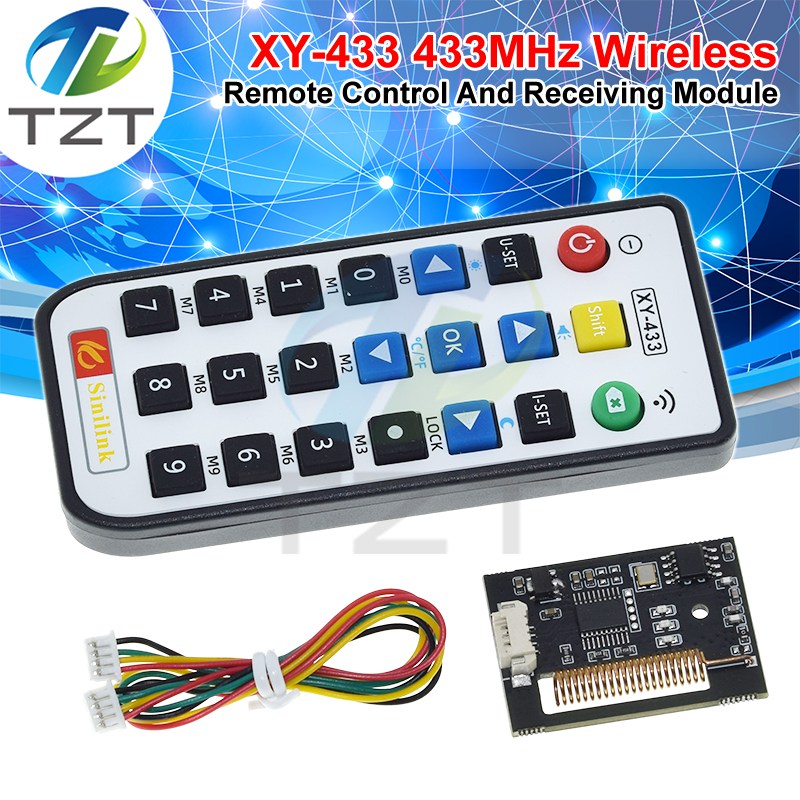 CNC Power Supply 433M Wireless Remote Control Module To Serial Port Digital Keyboard Control