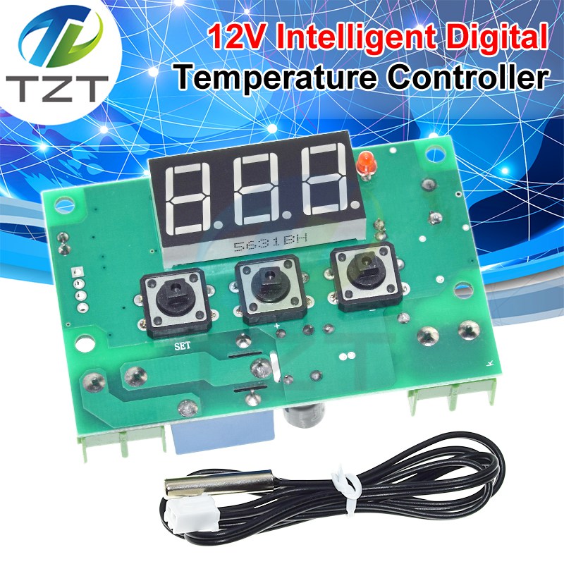 XH-W1301 LED Digital Temperature Controller Control Switch Thermostat Relay Sensor Switch Module DC 12V Waterproof NTC -50-110