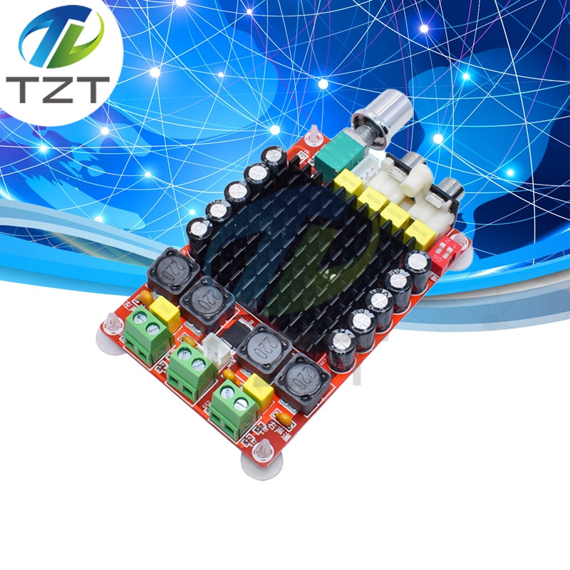 TZT TDA7498 DC14-34V Amplifier Board Of Class D 2X100W Dual Channel Audio Stereo Amplifier Board XH-M510
