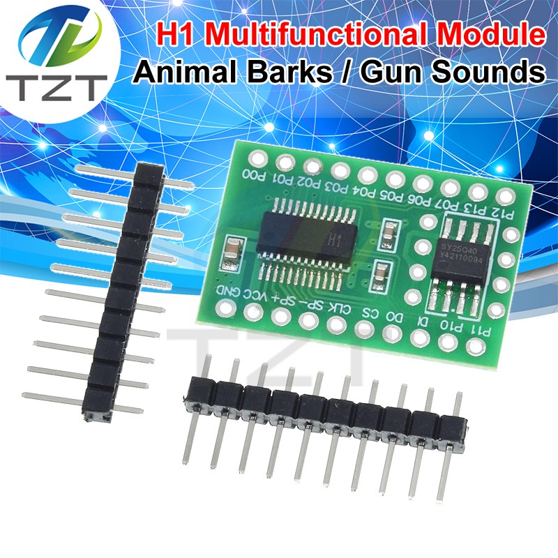 Dog Cat Cow Bird Frog Tiger Various Animals Call 10 Kinds Of Gun Sounds Eating Chicken Explosion Sound Module