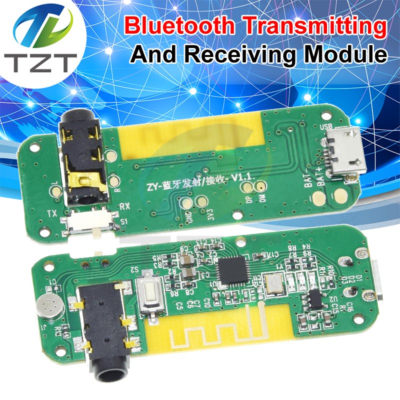 Bluetooth-Compatible Transmitting And Receiving Module Stereo 5.0 Audio Receiving Transmitter Headphone Power Amplifier