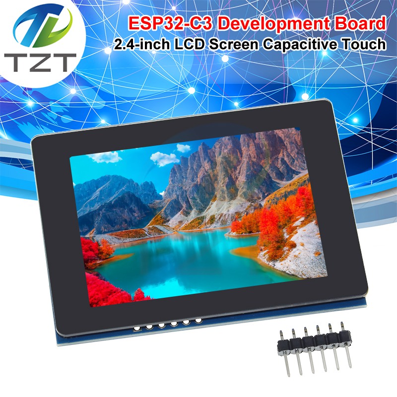 ESP32-C3 With 2.4 Inch TFT LCD Screen ST7789 Small Screen 240x320 Display Module With Touch Color Screen SPI For Arduino