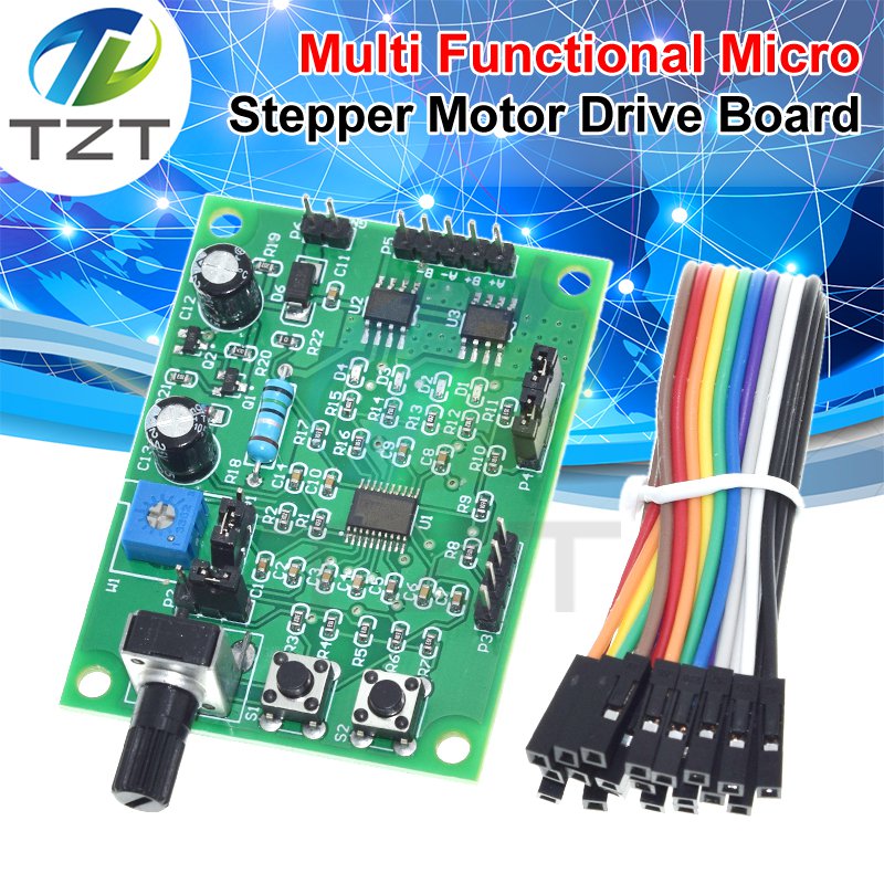 DC 5V-12V 6V Stepper Motor Driver Mini 2-phase 4-wire 4-phase 5-wire Multifunction Step Motor Speed Controller Module Board