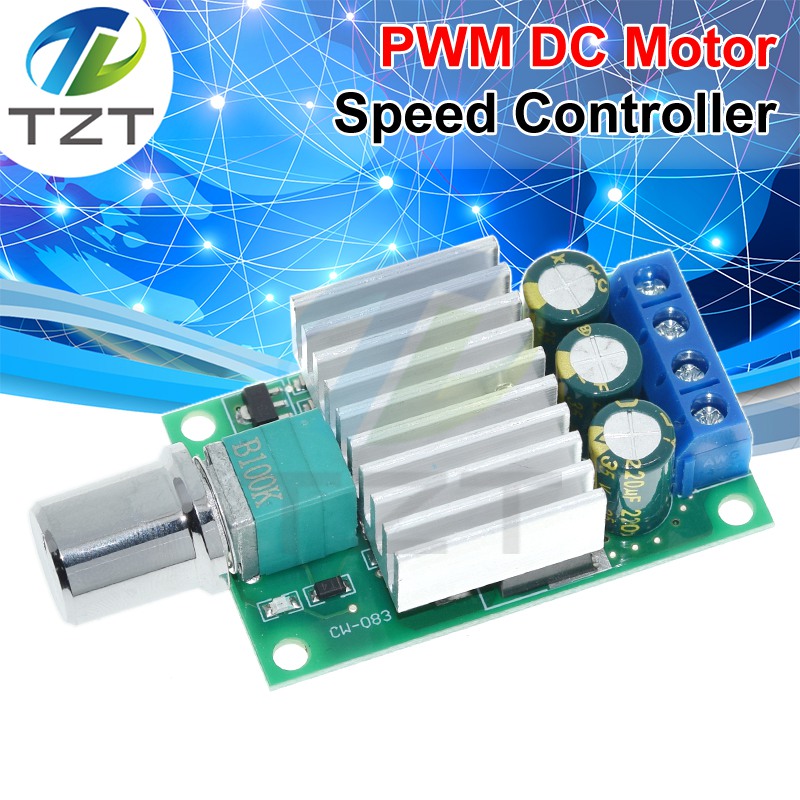 10A 12V-30V PWM DC Motor Speed Controller 12V 24V Adjustable Speed Regulator Dimmer Control Switch for Fan Motor LED Light