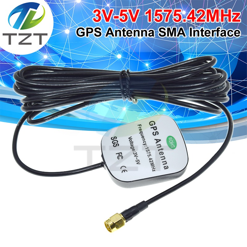 3Meter Car GPS Antenna MCX Male Connector Cable Magnetic GPS-Receiver Auto Aerial Adapter for Car Navigation