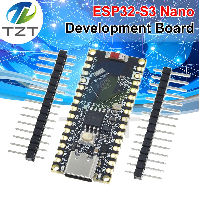 ESP32-S3 Nano WiFi Bluetooth-compatible Development Board IoT Module Based on ESP32-S3R8 240MHz For Arduino