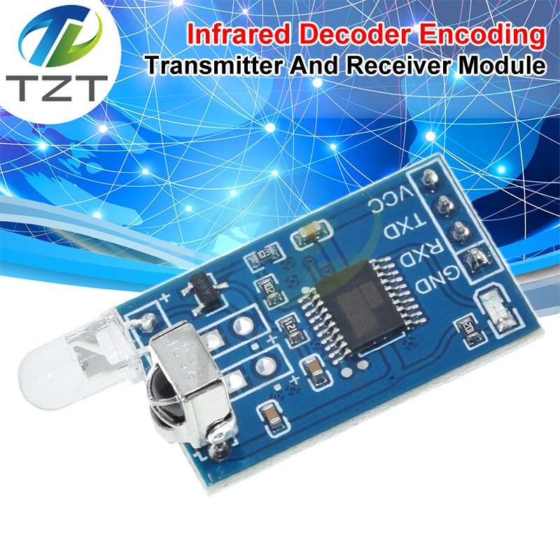 TZT 5V IR Infrared Remote Decoder Encoding Transmitter Receiver Wireless Module Quality in Stock for arduino