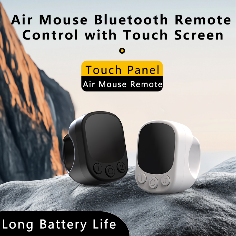 Air Mouse Bluetooth Remote Control with Touch Screen Universal for Phones/iPad