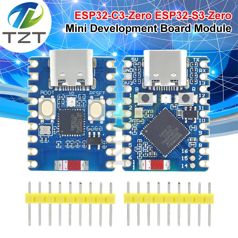 ESP32-S3-Zero ESP32-C3-Zero Mini Development Board TZT WiFi+Bluetooth Ultra-small Size ESP32-S3-FH4R2 C3 Supermini