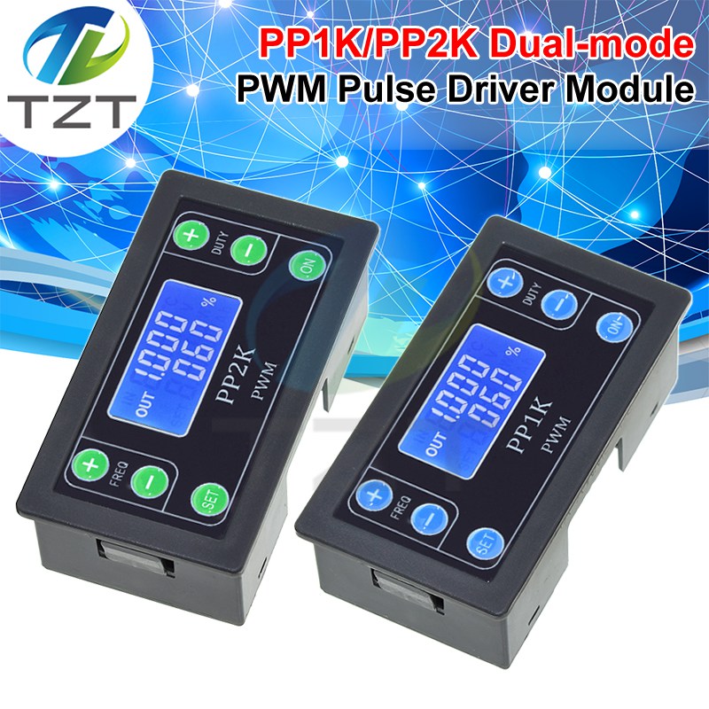 TZT PP1K Dual Mode Signal Generator PP2K PWM Motor Speed Controller Regulator 8A 150W Frequency Duty Cycle Adjustable Module