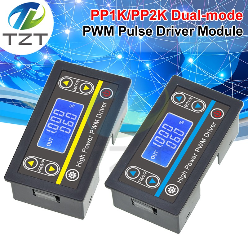 TZT PP1K Dual Mode Signal Generator PP2K PWM Motor Speed Controller Regulator 8A 150W Frequency Duty Cycle Adjustable Module