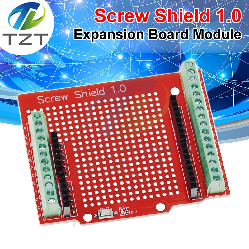TZT Proto Screw Shield V1.0 Assembled Connector Prototype Expansion Plate For UNO R3