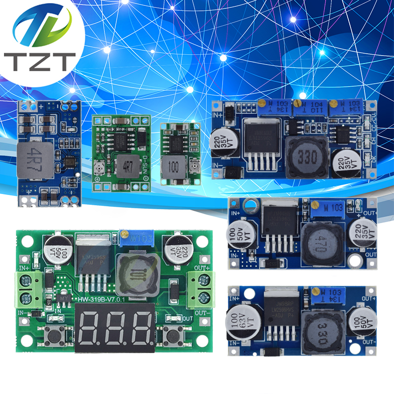 LM2596HVS LM2596 power supply module DC-DC BUCK 3A adjustable buck module regulator ultra LM2596S Step down 24V switch 12V 5V 3V