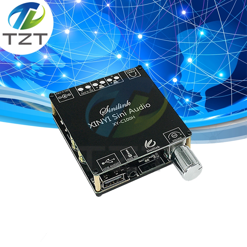 XY-C100H 100W HIFI Class Stereo Bluetooth Digital Power Amplifier Board Module TPA3116
