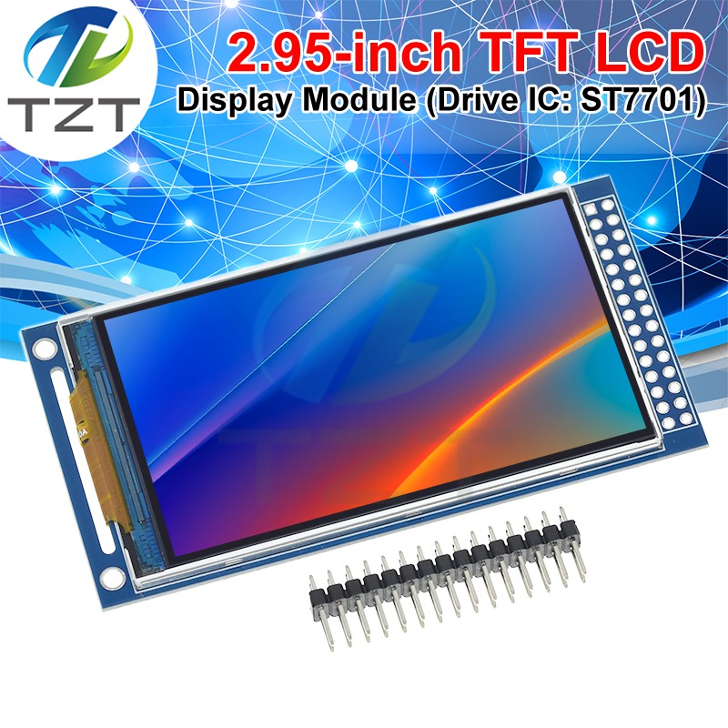 TZT 2.95 inch TFT LCD Module 360x640 ST7701 SPI RGB Interface Display Screen 3.3V 5V for Raspberry Pi