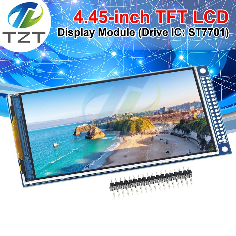 4.45 Inch TFT LCD Display Module TZT ST7701 Driver 480*854 Resolution RGB Interface Color Screen For Arduino