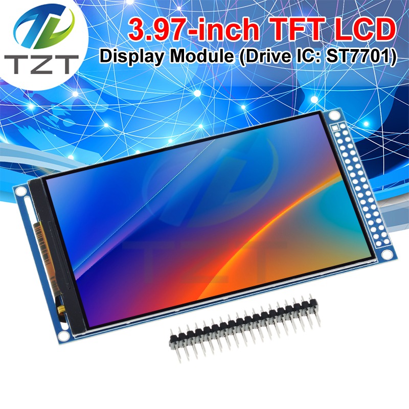TZT 3.97 Inch TFT LCD Display Module ST7701 Driver 480*800 RGB Interface Color Screen For Arduino TZTUNO R3