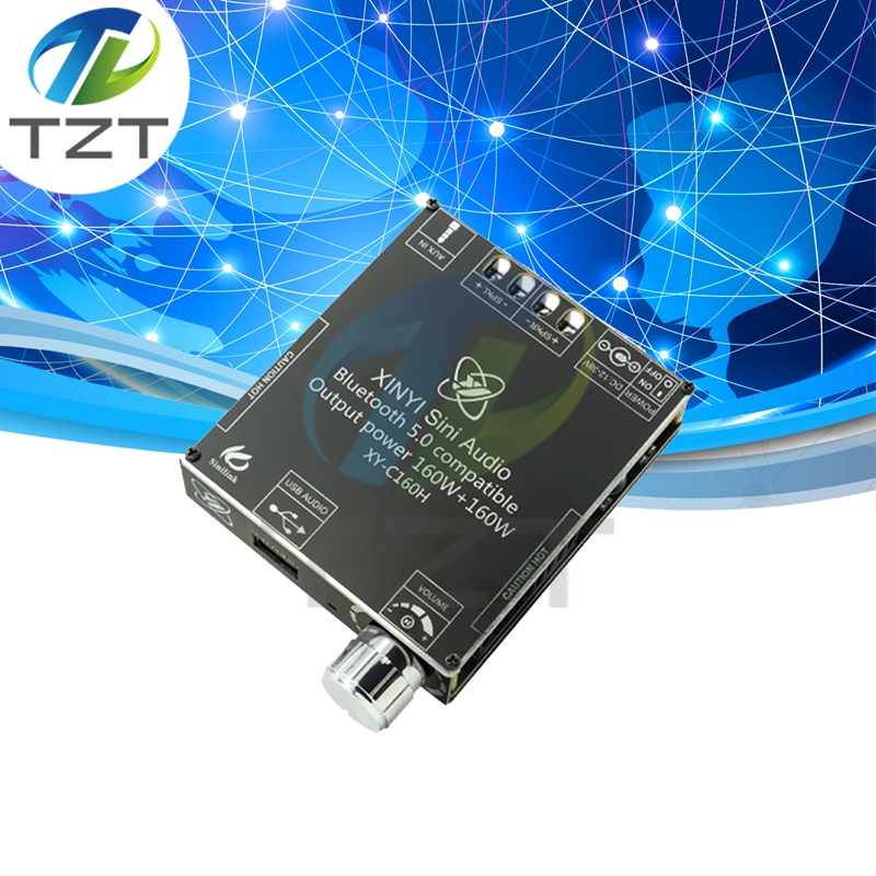 XY-C160H Bluetooth audio amplifier board module 2.0 two-channel stereo TDA7498E original 160W*2