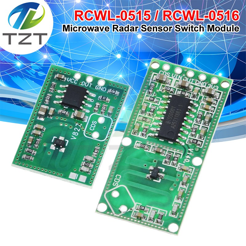 TZT RCWL-0516 RCWL-0515 microwave radar sensor module Human body induction switch module Intelligent sensor