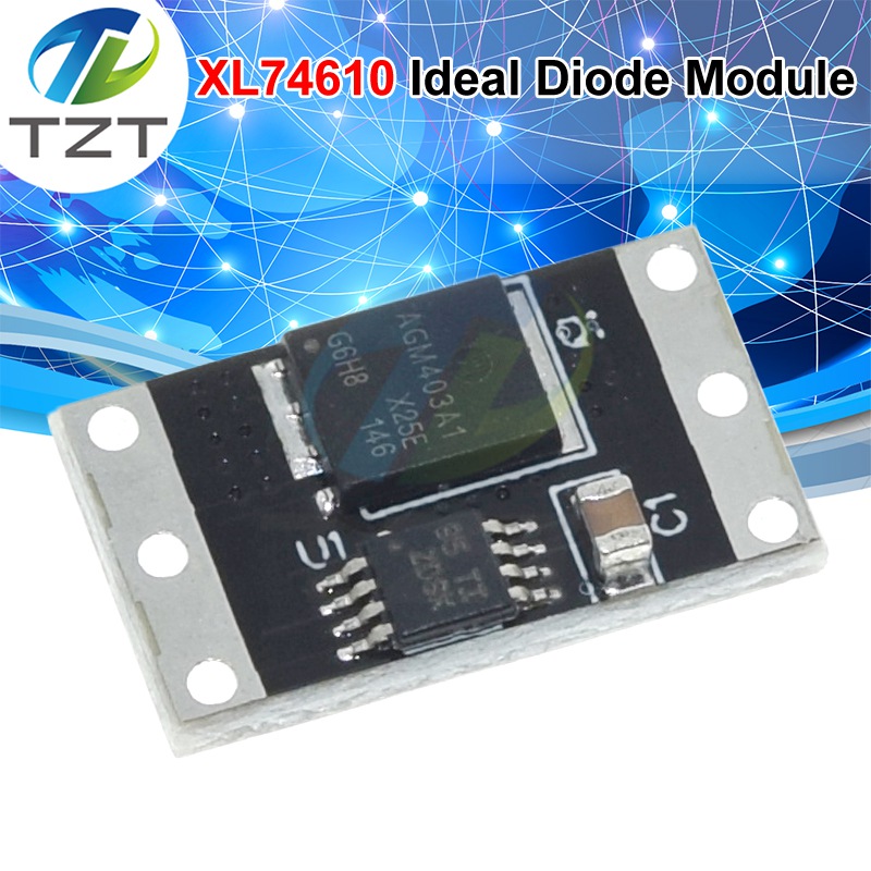 TZT XL74610 Ideal Diode Module Adopts LM74610 Dedicated Chip to Simulate Simulation Rectifier Board 1.5V-36V 0mA 15A/30A
